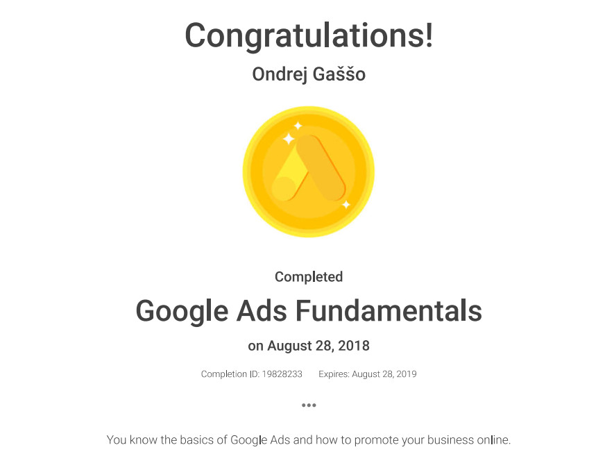 Google Ads Fundamentals